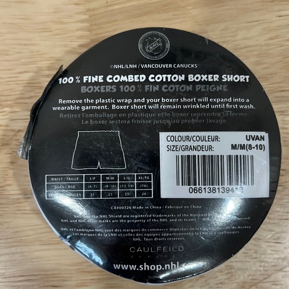 NHL | Vancouver Canucks Youth Boxer Shorts - Picture 2 of 3